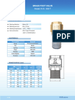 600t-Brass Foot Valve