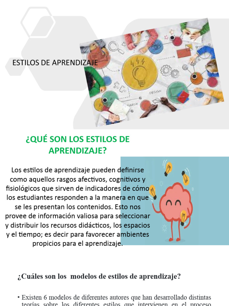 Estilos de Aprendizaje | PDF | Aprendizaje | Hemisferio cerebral