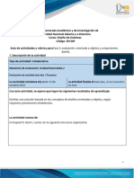 Activities Guide and Evaluation Rubric - Phase 3 - Object and Component Oriented Design