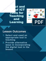 Select and Use of ICT Tools For Teaching