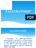 Salesmanship Powerpoint