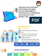 Strategi & Metode Komunikasi Publik (Bimtek Kpu Indramayu, 6 Juni 2023)