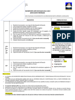 Inscripción Año Escolar 2022-2023 Educacion Primaria