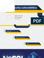 Nhóm 16 NoSQL Security Vulnerabilities