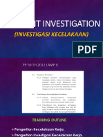 Accident Investigation-Pencatatan & Pelaporan