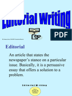 Editorial Writing