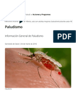 Paludismo - Secretaría de Salud - Gobierno - Gob - MX