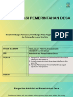 Administrasi Pemerintahan Desa