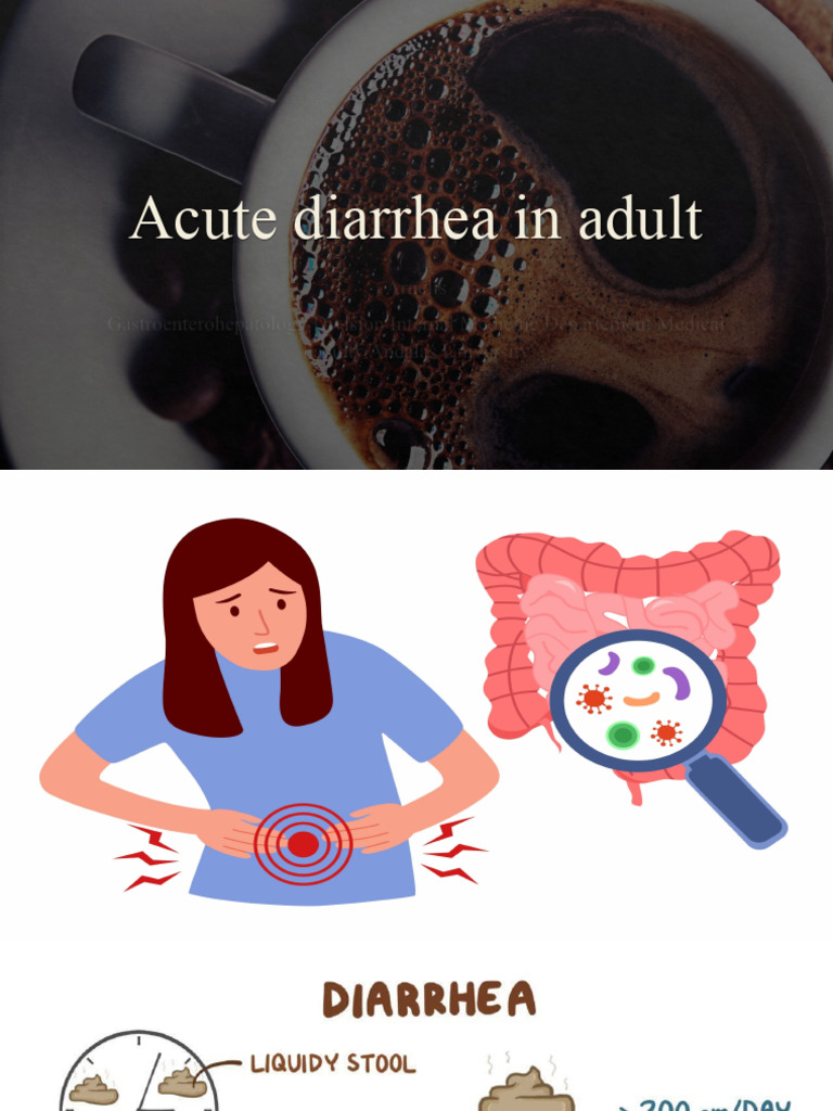 Acute Diarrhea in Adult PDF