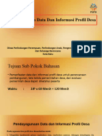 Pendayagunaan Data Dan Informasi Di Desa