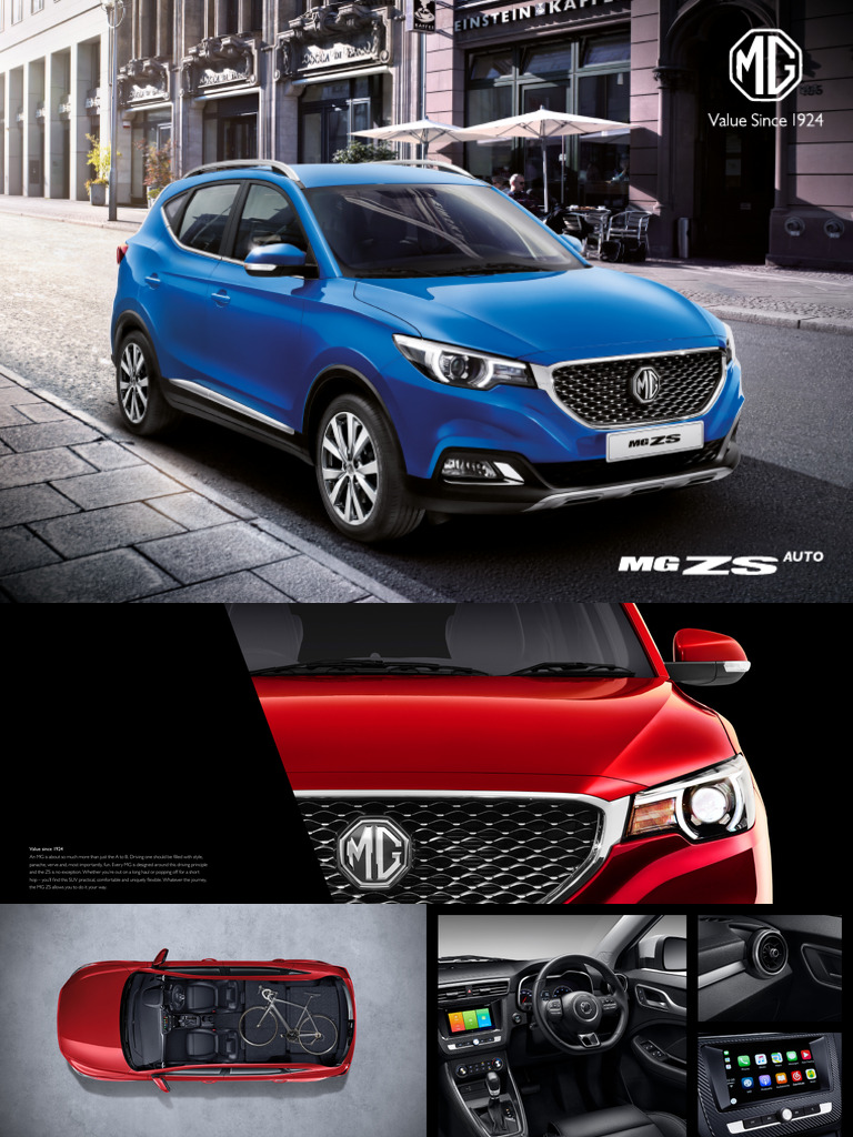 MG ZS PDF Trunk (Car) Fuel Economy In Automobiles