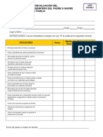 Modelo 2 Boleta de Autoevaluacion Padres de Familia