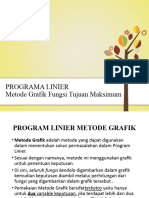 3 Program Linier Metode Grafik Fungsi Tujuan Maksimum