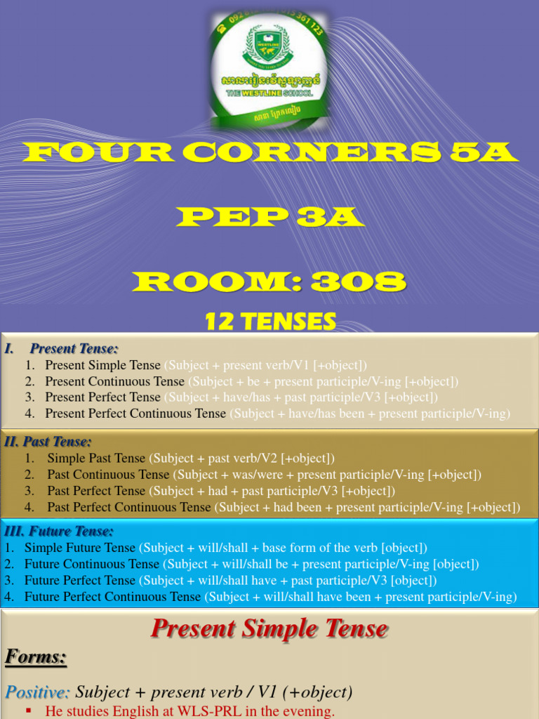 Level 5A-PEP 3A - Present Simple 2 | Download Free PDF | Verb ...