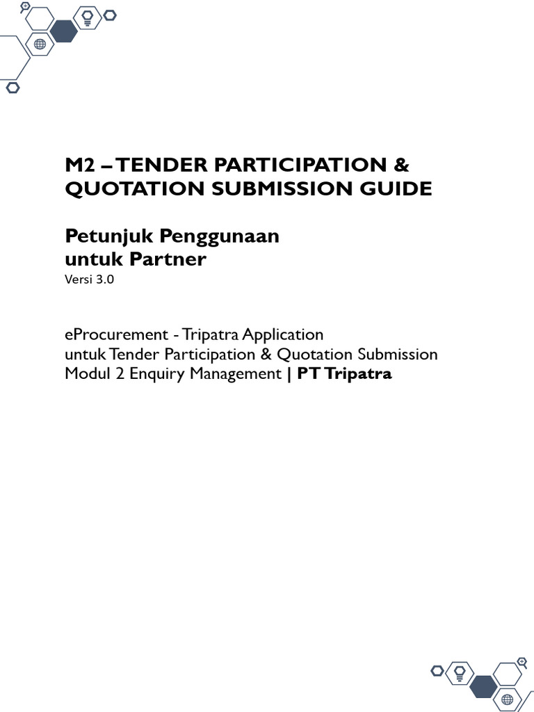 Vendor Tender Submission Guide | PDF | Software | Computing