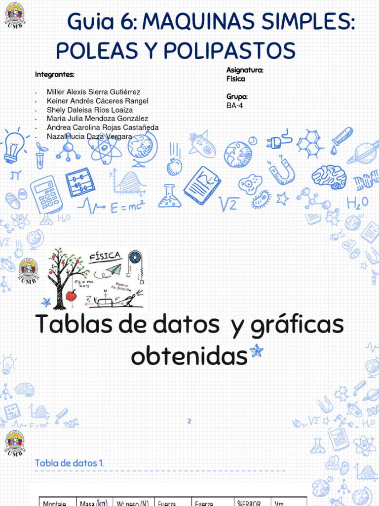 Guia 6 Poleas Y Polipastos Pdf Mecanica Clasica Equipo