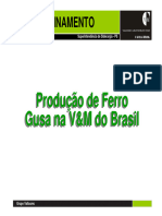 Produção Ferro Gusa