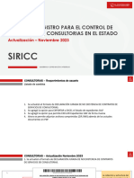 CONSULTORIAS-Actualizacion Del Aplicativo SIRICC