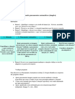 Identificando Pensamentos Automáticos Acrescido