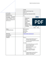 OOP Course Outline