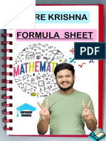 Formula Sheet Very Important Formula