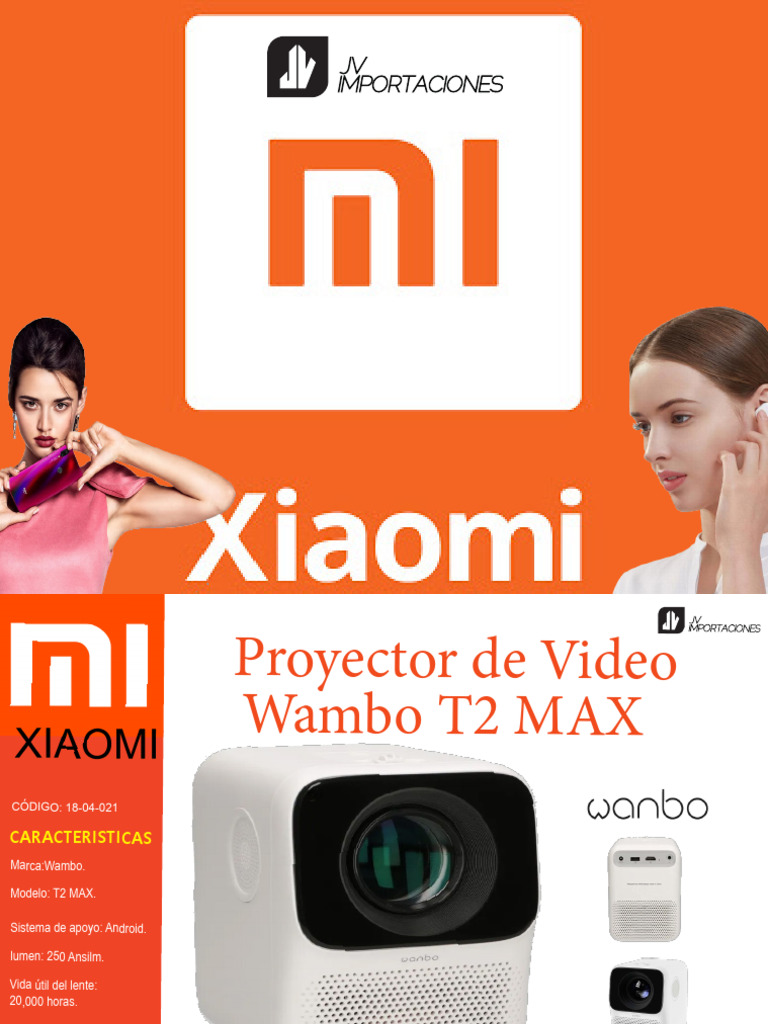 Proyectores y Gadgets Wambo y Xiaomi | PDF | Wifi | Impresora (Computación)