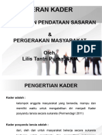 Materi 2 Peran Kader Melakukan Pendataan Sasaran & Pergerakan Masyarakat