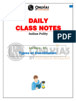 Polity 05 - Daily Class Notes - UPSC Prahar 2024 (Hinglish)
