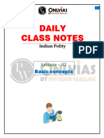Polity 02 - Daily Class Notes - UPSC Prahar 2024 (Hinglish)