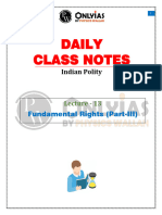 Polity 13 - Daily Class Notes - UPSC Prahar 2024 (Hinglish)