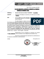 Oficio Solicita Evaluacion Psicologica - Olinda