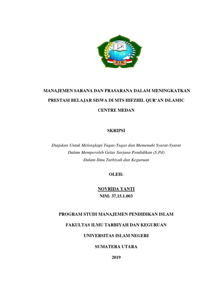 Sarpras Sekolah | PDF