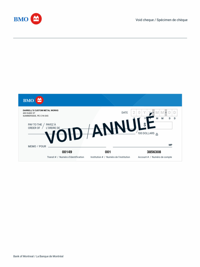 Void Cheque PDF
