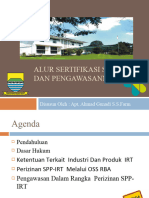 Alur Sertifikasi PIRT 2023