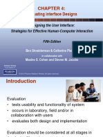CH 4 Evaluating Interface Designs (Reference Book 01)