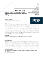 Review Article: When Life Itself ' Goes To Work: Reviewing Shifts in Organizational Life Through The Lens of Biopower