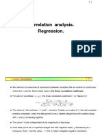 Correlation Analysis. Regression