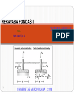 Rekayasa Fondasi I - 1 Fondasi Struktur