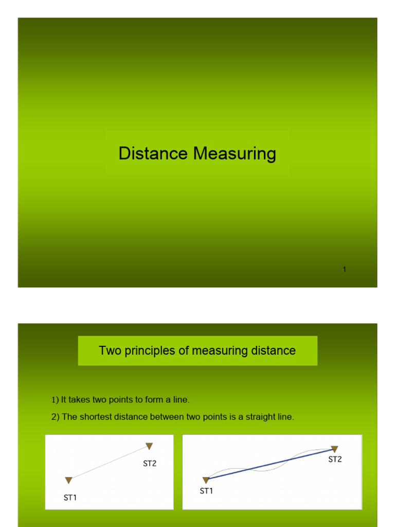 UNIT2 Measuring Distance PDF Foot (Unit) Global Positioning System