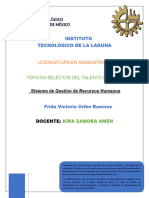 Cuadro Sinóptico Sistemas de Gestión de Recurso Humano Frida Victoria Uribe Ramírez