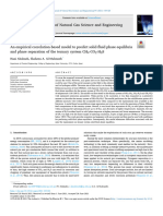 An Empirical Correlation-Based Model To Predict Solid-Fluid Phase Equilibria and Phase Separation of The Ternary System CH4-CO2-H2S