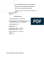 CASE HISTORY - Humerus Fracture