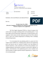 2021 - 1 - Alternative Sampling Arrangement For Chemical Composition Tests For General Acceptance (GA) Application