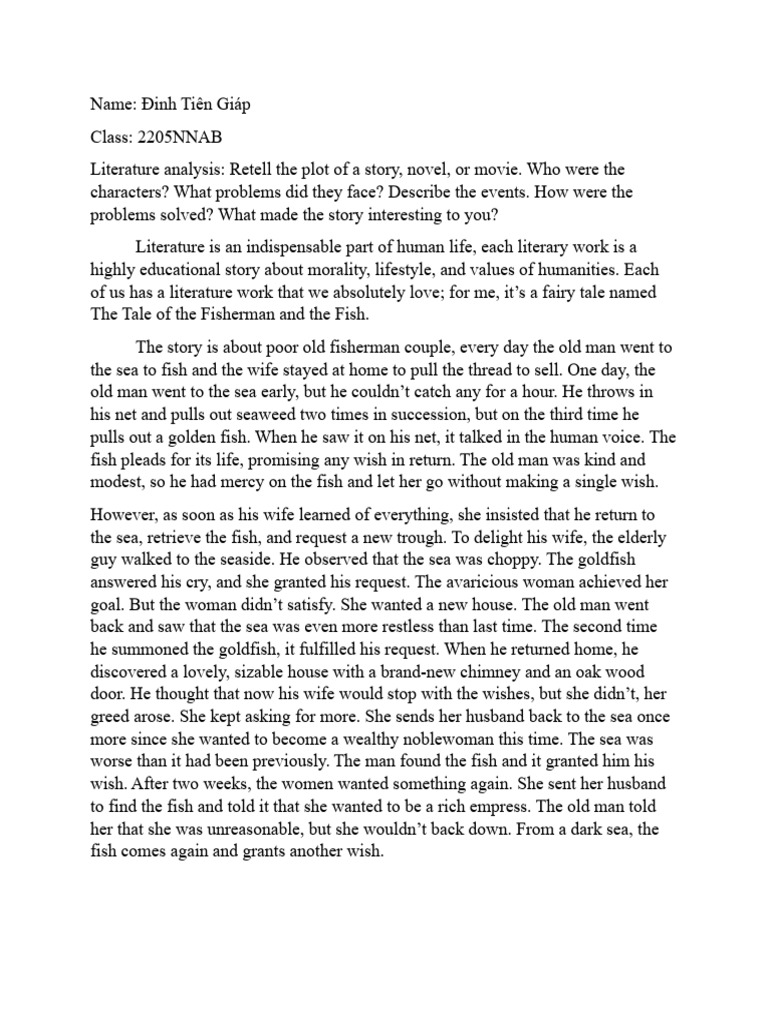 First draft literature analysis pdf fairy tales