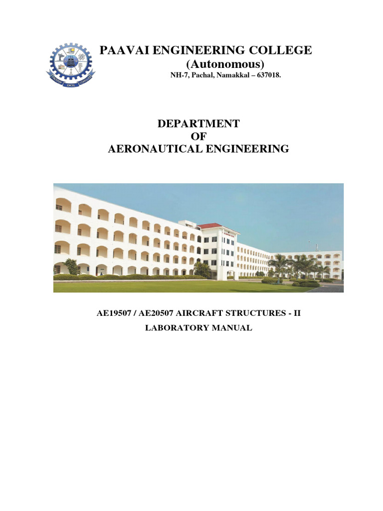Aircraft Structures II Lab 10 EXP New PDF Composite Material Beam