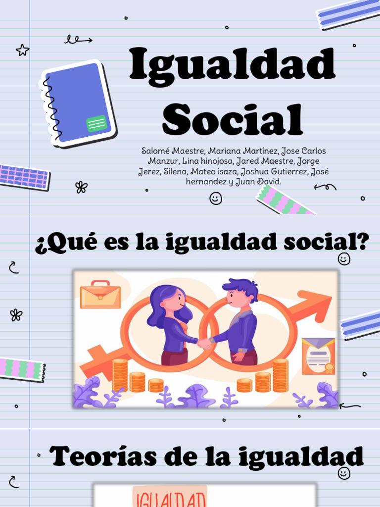 Conceptos y Desafíos de la Igualdad Social | PDF