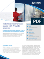 Turboscrew Compressor Assists With Antarctic Research