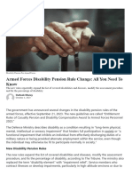 Armed Forces Disability Pension Rule Change: All You Need To Know