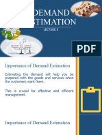 Demand Estimation Lec 5