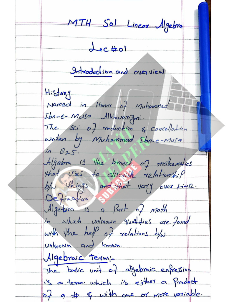 Mth501 lecture 1 15 by math helper pdf